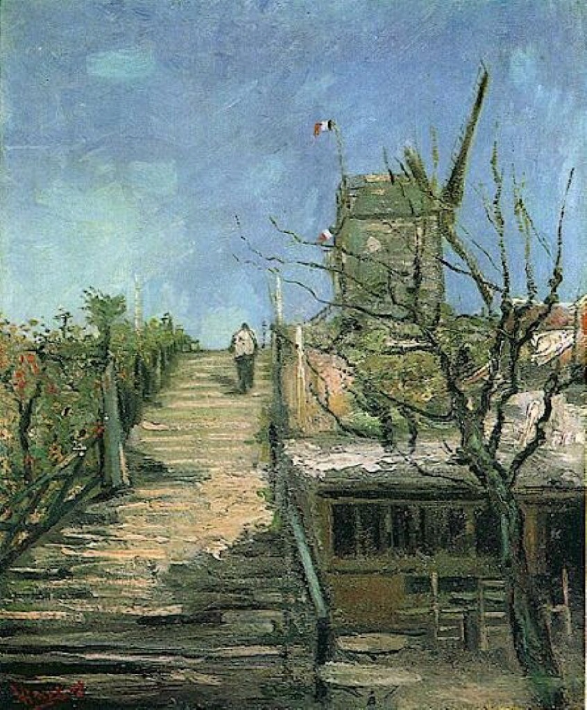 Картина Ван Гога Мельницы на Монмартре 1886